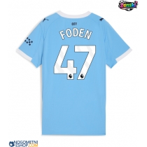 Ženski Nogometni dresi Manchester City Phil Foden #47 Domači 2025-26 Kratek Rokav